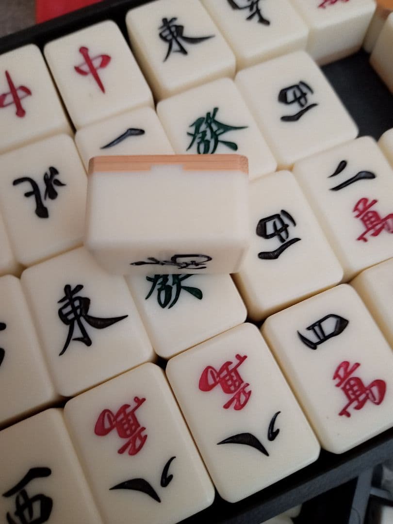 ビンテージ、麻雀牌。