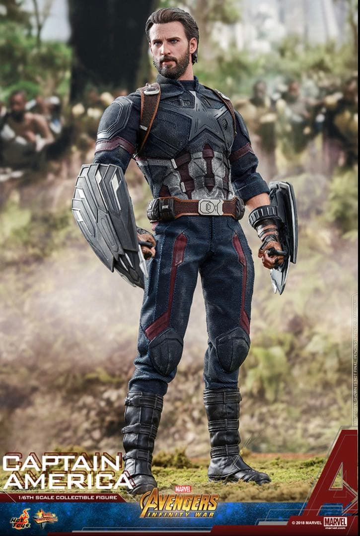 ホットトイズ　キャプテンアメリカ　シールド予備付き