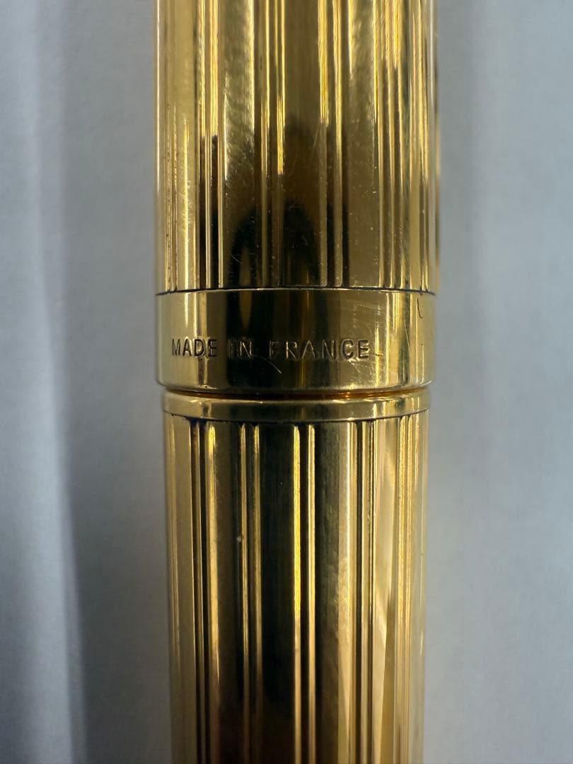 S.T Dupont ゴールド 万年筆 ペン先K14 585