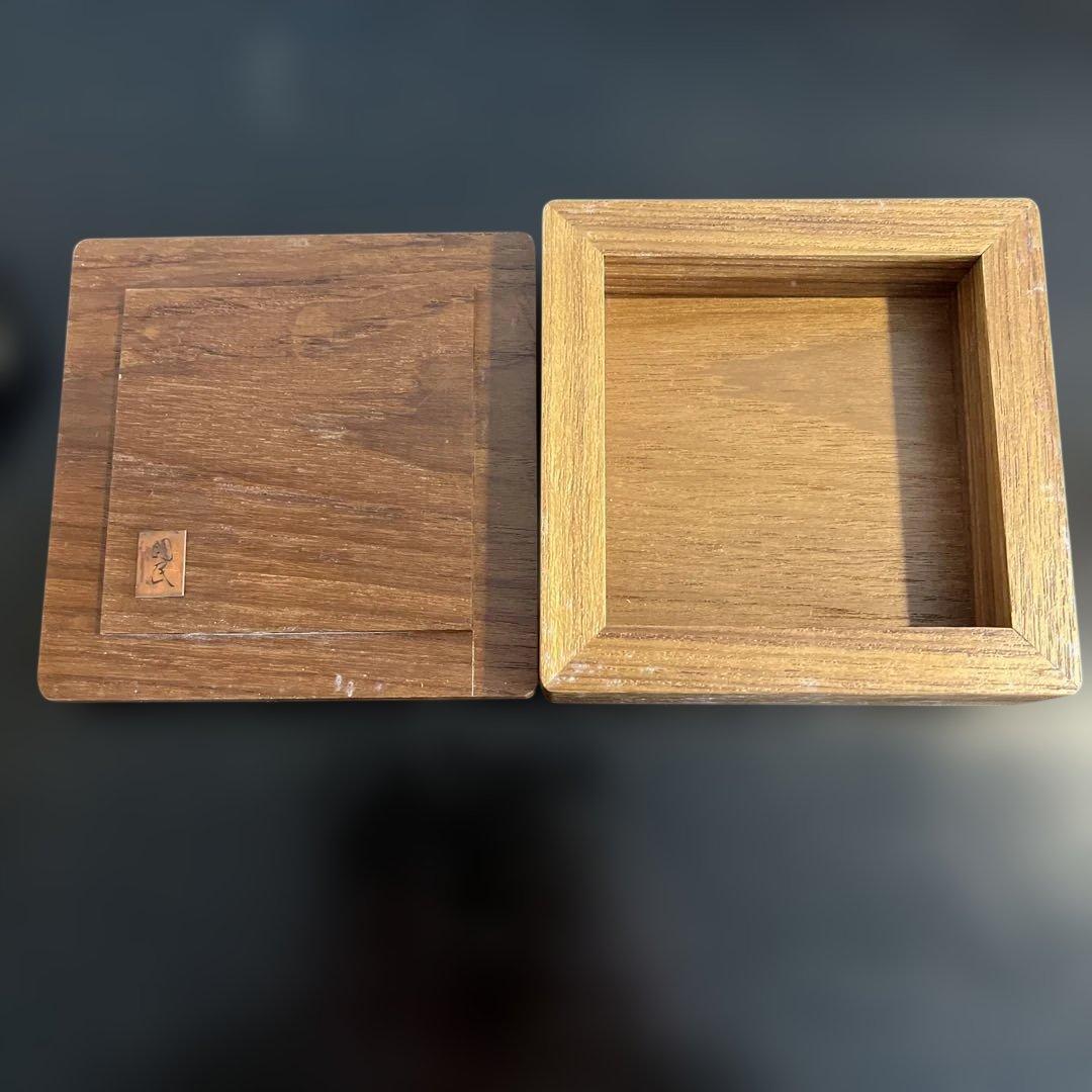 日展参与　彫刻家　三橋國民　彫金　金工　小物入れ　送料無料　総重量496.1g