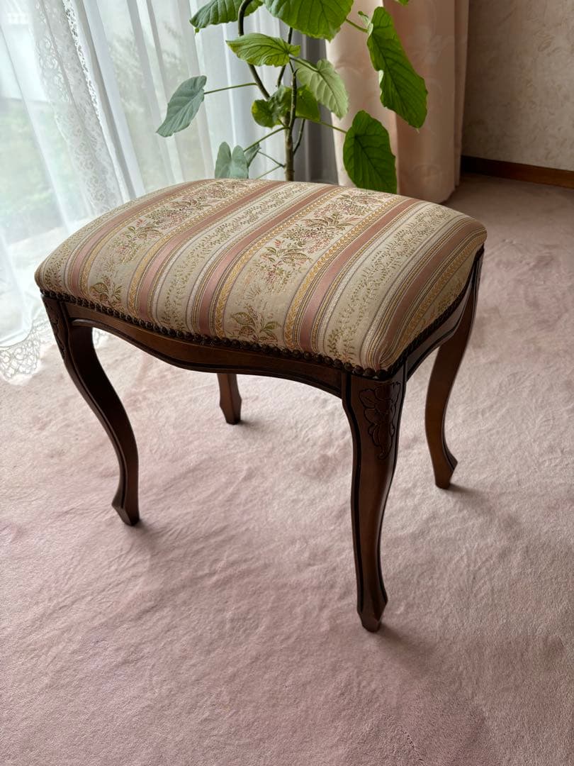 猫脚 アンティーク　スツール