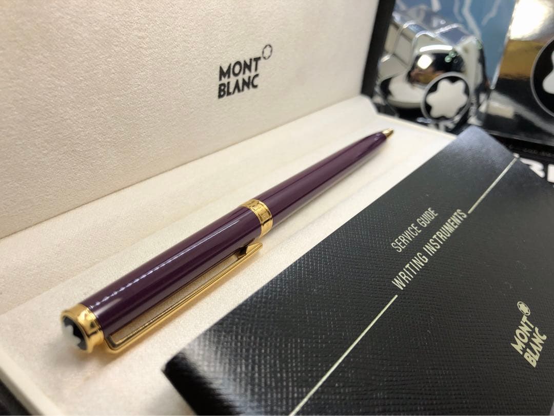 非常にレアなパープル軸※未使用品！稀少軸色！オブリュージュ15280★モンブラン