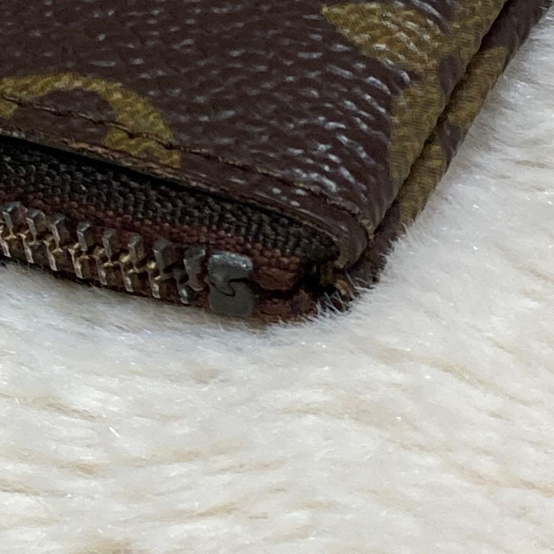 【美品】ルイヴィトン モノグラム ポシェット・クレ 小銭入れ キーケース 小物入