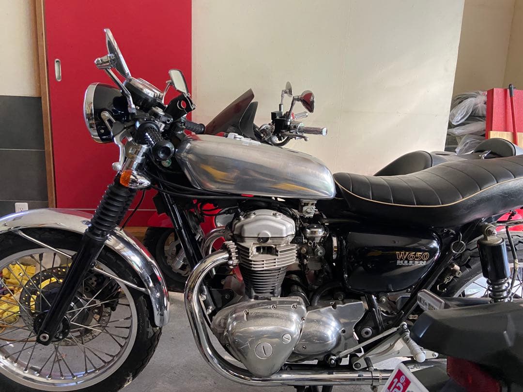 KAWASAKI W400 W650 アルミタンク Bigcedar製