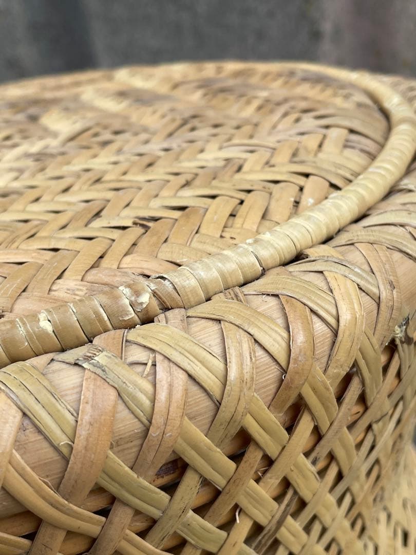 KANADEMONO/かなでもの/Eco Natural/ラタン/スツール/①