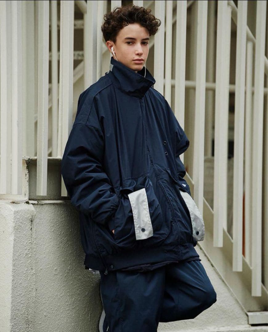 ssz AH BEAMS 長谷川明雄　NYPD ジャケット　ネイビー