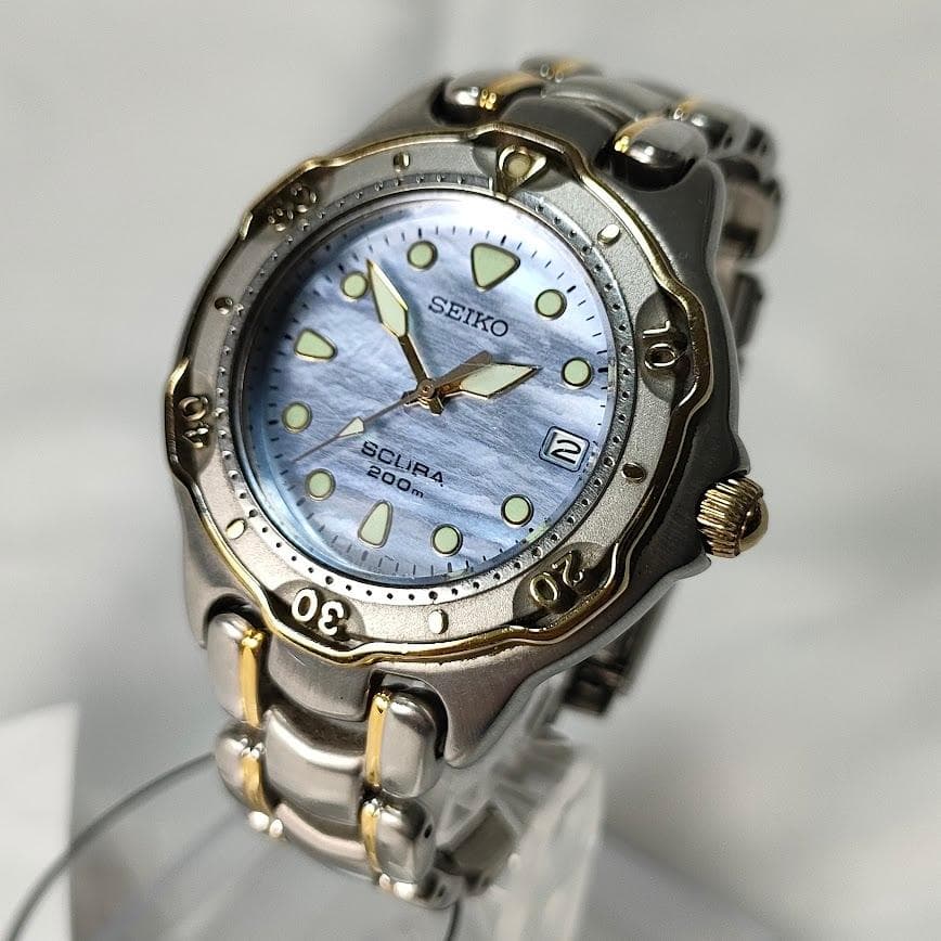 SEIKO SCUBA セイコー スキューバ オートマ 回転ベゼル シェル文字盤