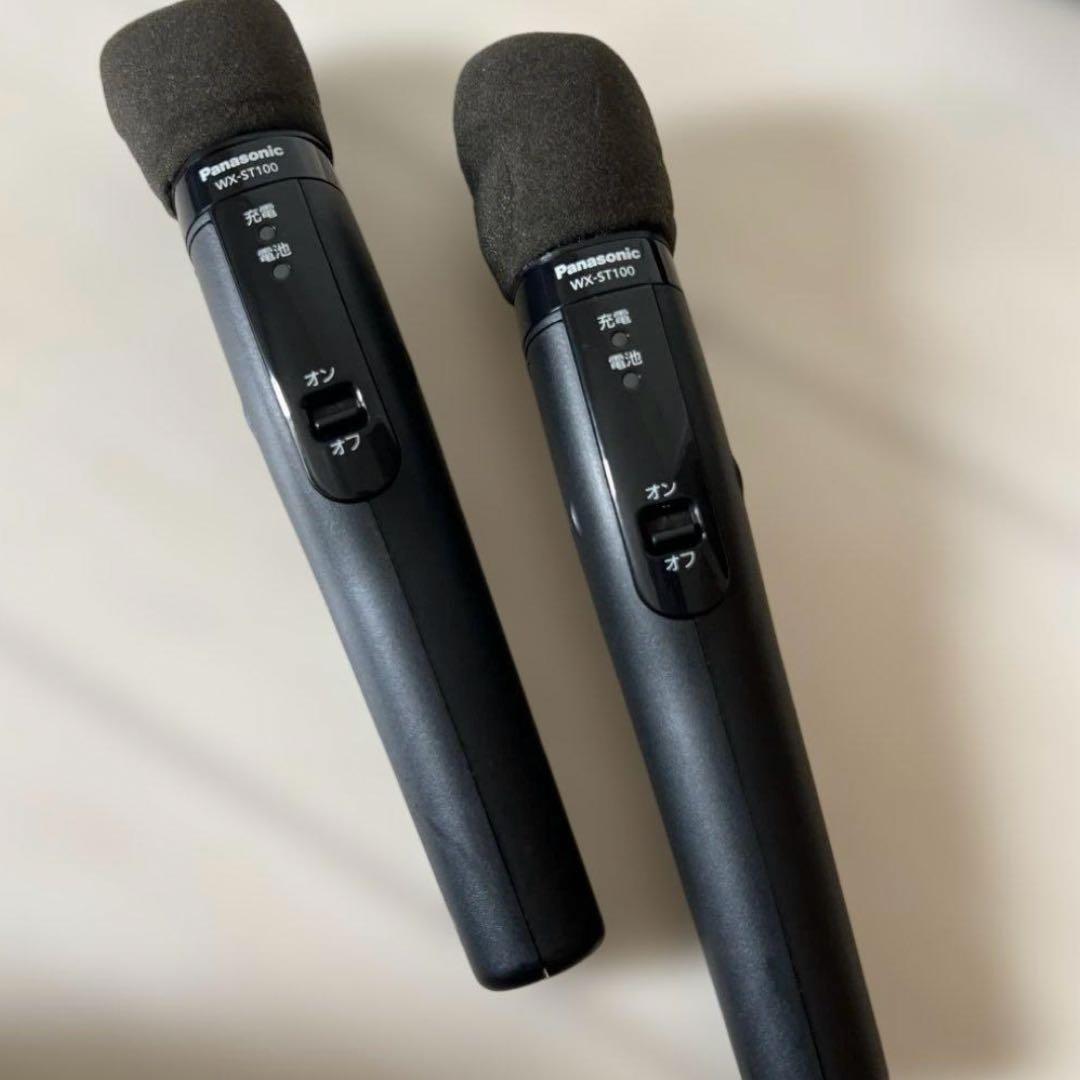【超特価品】Panasonic ワイヤレスマイク WX-ST100/300