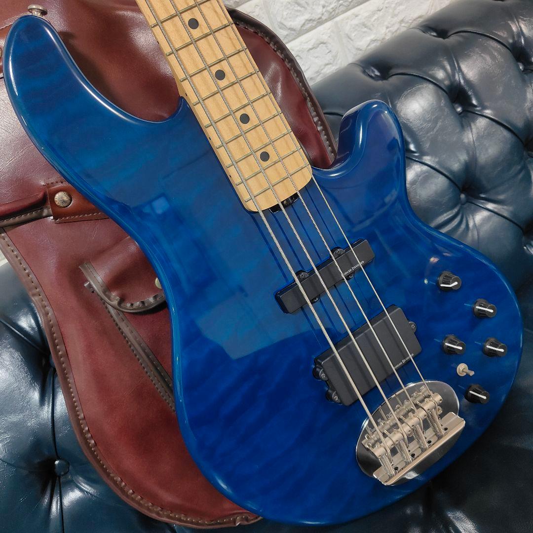 ベース LAKLAND SK-4DX Blue Translucent