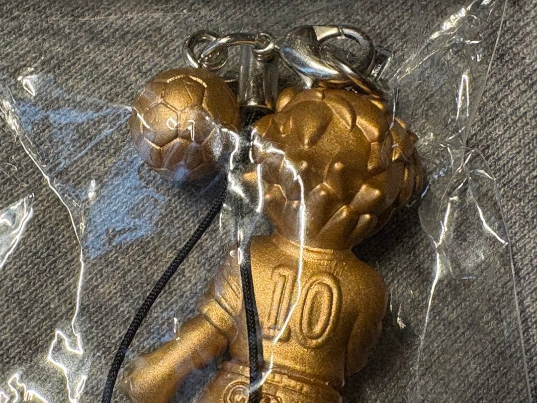 キャプテン翼　四つ木地域限定　銅像マスコットストラップ　高橋陽一　葛飾