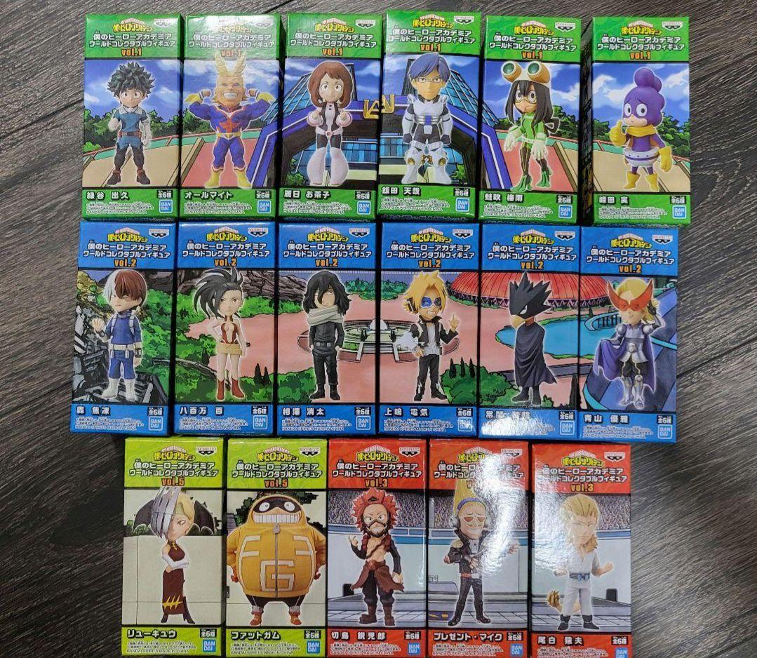 僕のヒーローアカデミア　ワールドコレクタブルフィギュア　17体セット