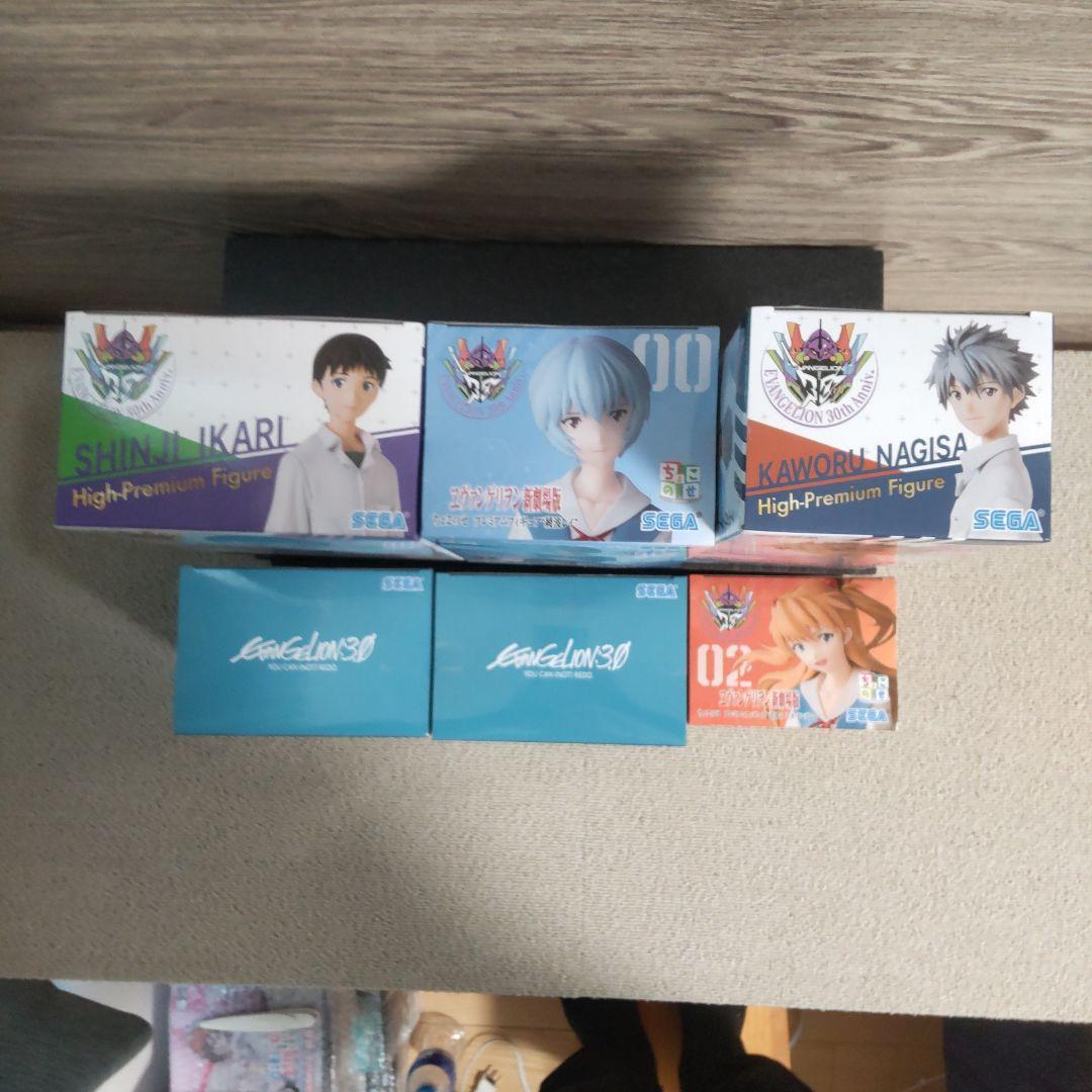 ヱヴァンゲリヲン フィギュア シンジ　カヲル　レイ　アスカ　新品未開封　エヴァ