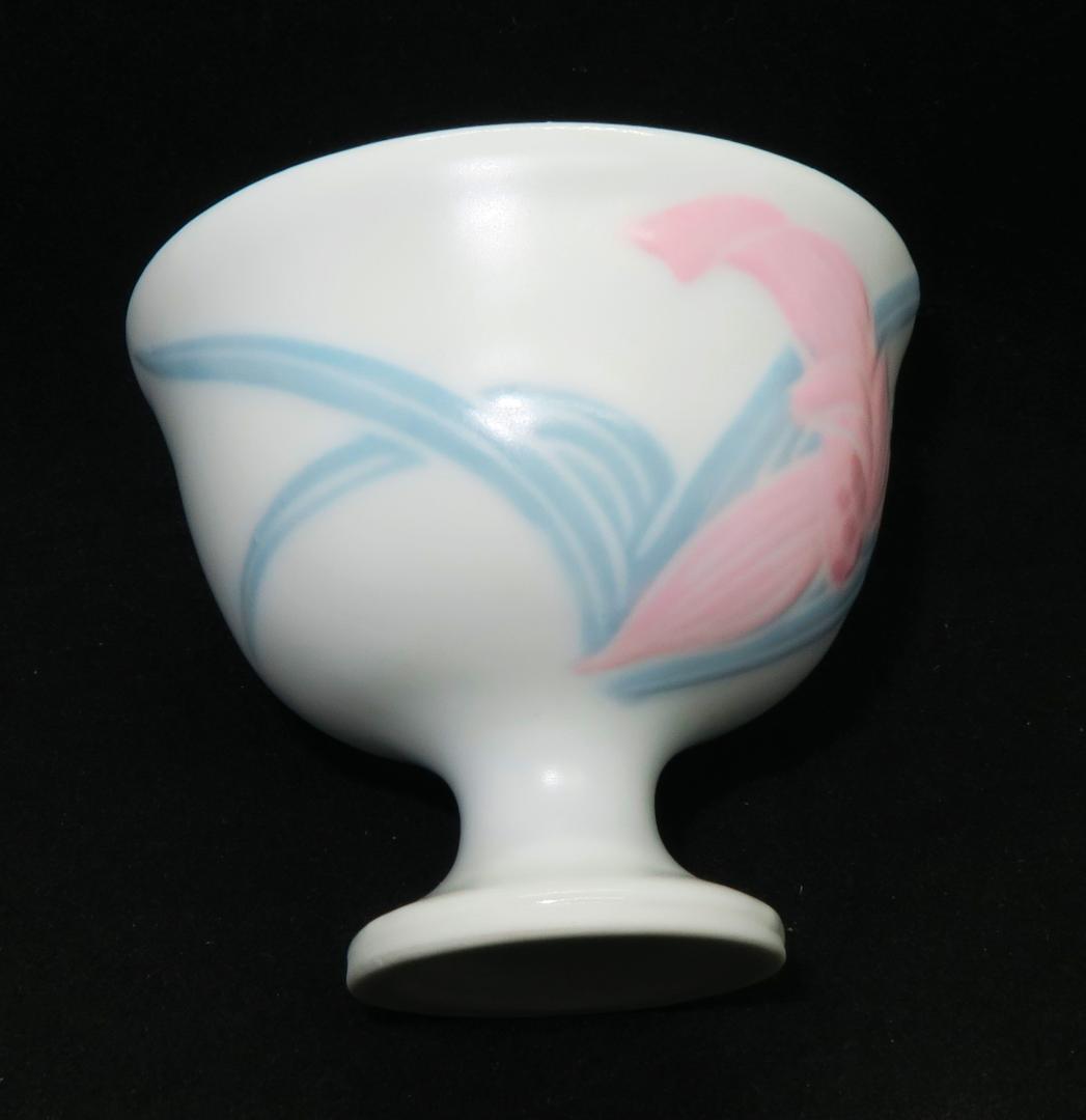 ぐい吞み（酒杯・お猪口）作家物　室町勝廣作　葆光彩盛磁　栃木県 日本工芸会正会員