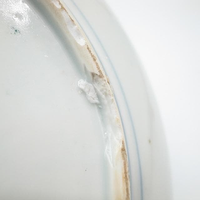 古伊万里　錦手　麒麟の図　八寸皿