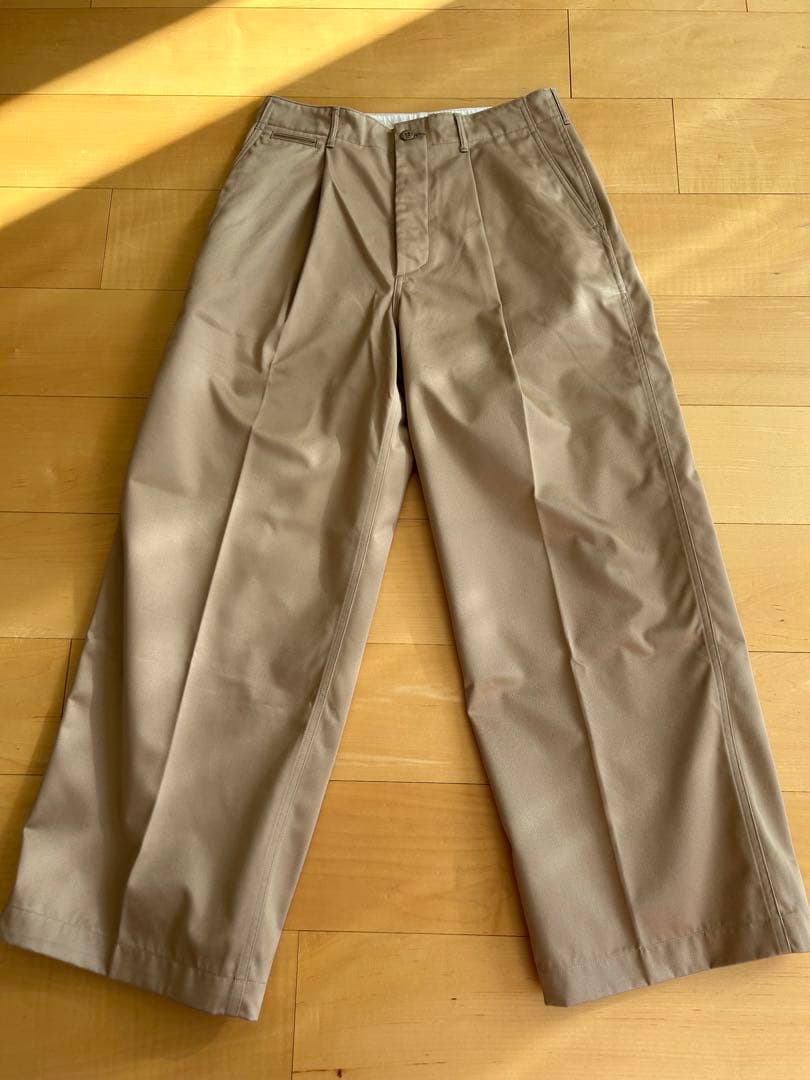 HYKE ワイドパンツ　チノパンツ　サイズ5 ベージュ