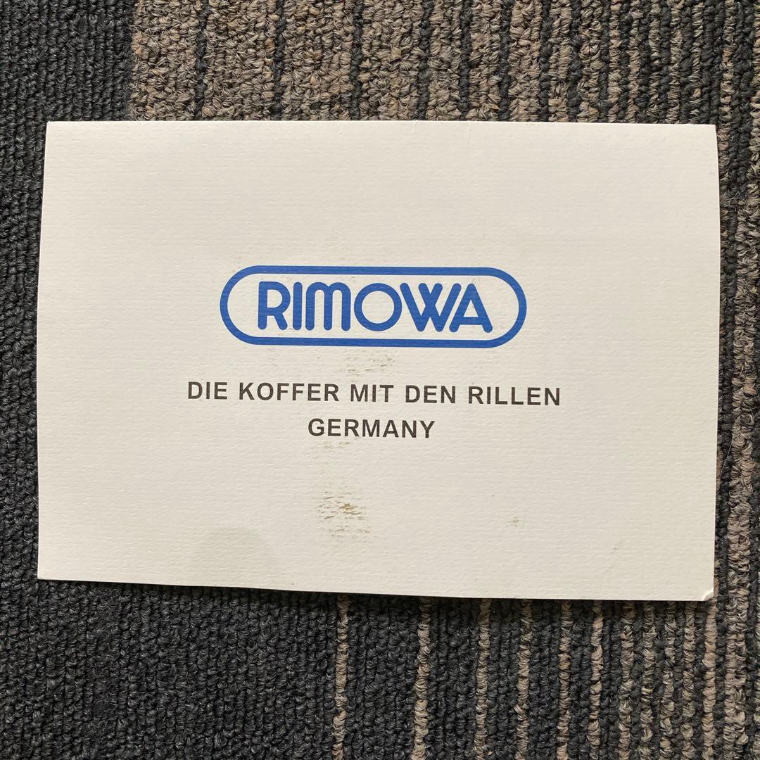 【値下げ不可】保証書付き　RIMOWA SALSA スーツケース レッド 35