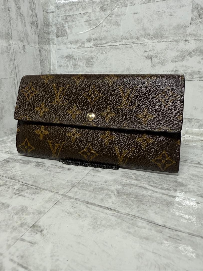Louis Vuitton モノグラム 二つ折り財布 中古