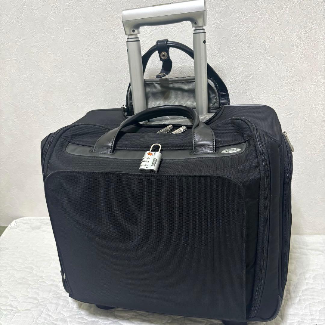 ゼロハリバートン　2way　ビジネスバッグ　キャリーバッグ　黒　TSAロック