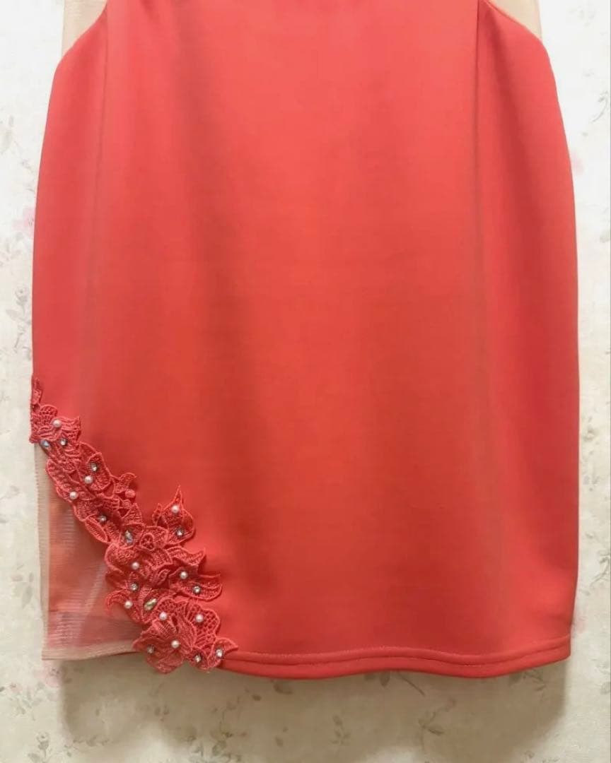 AngelR エンジェルアール オレンジドレス Mサイズ キャバドレス