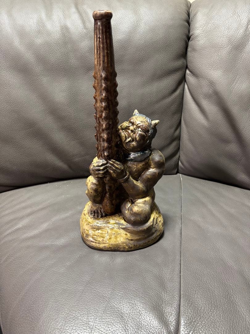 鬼と金棒　置物