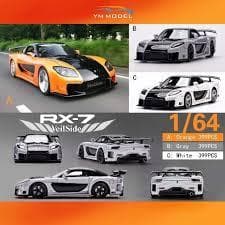 ★マツダ RX-7 ヴェイルサイド YM Model 1/64 5台セット★