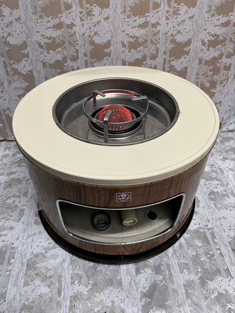 円形ストーブ 木目調（13）