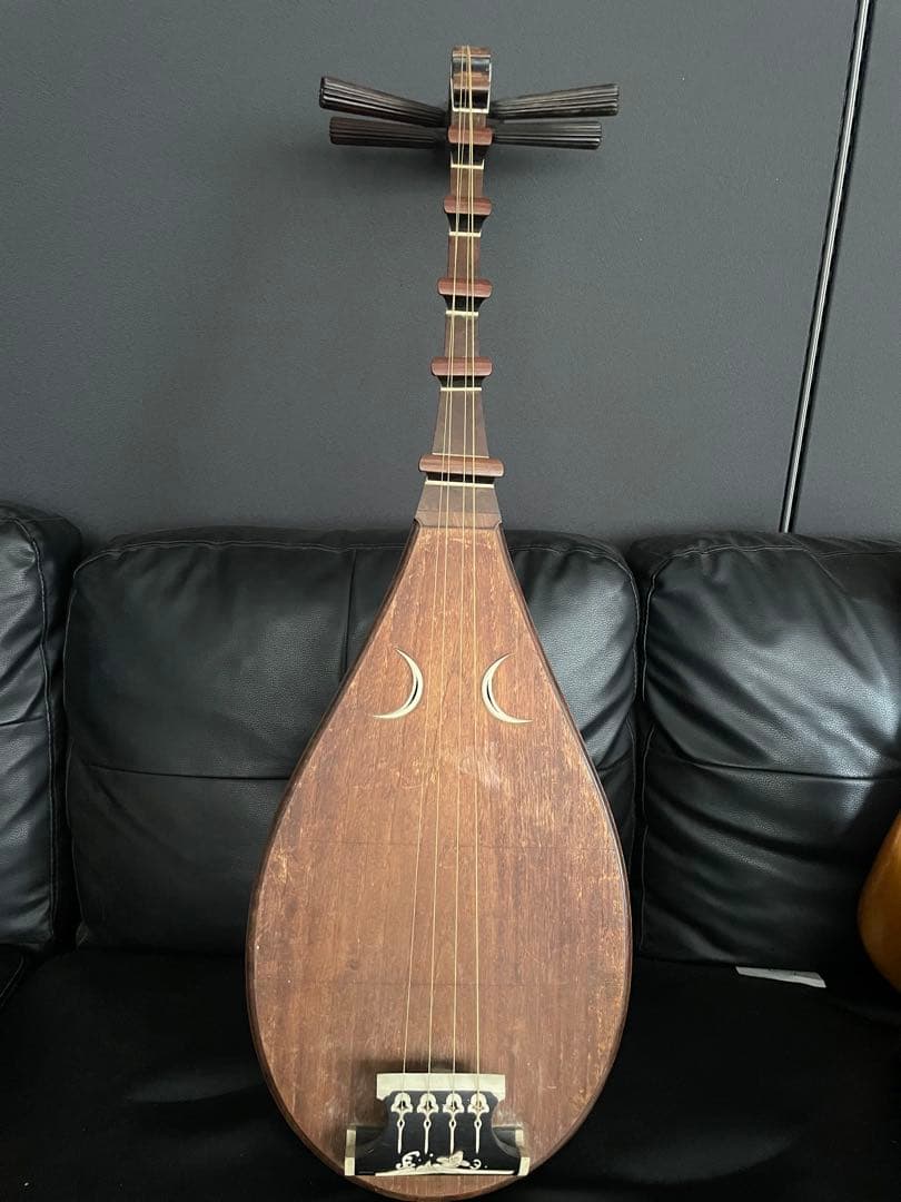 珍品　希少　美品　筑前　四弦五柱 琵琶　筑前琵琶　和楽器