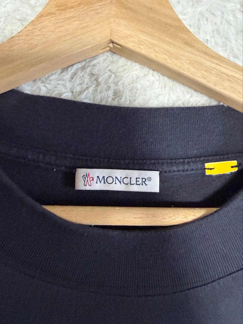 モンクレール×パームエンジェルス アーチロゴ Tシャツ　palm angels