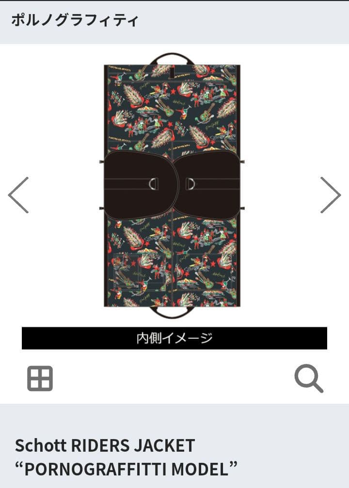 ポルノグラフィティ　ライダース収納バッグ