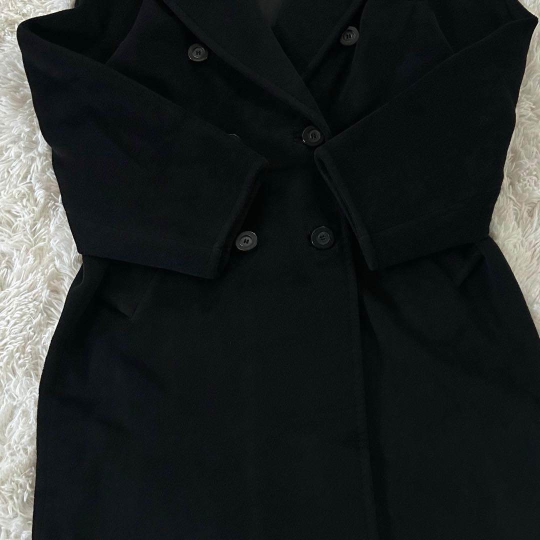 美品Max Mara 白タグ カシミヤウール ダブルブレスト チェスターコート