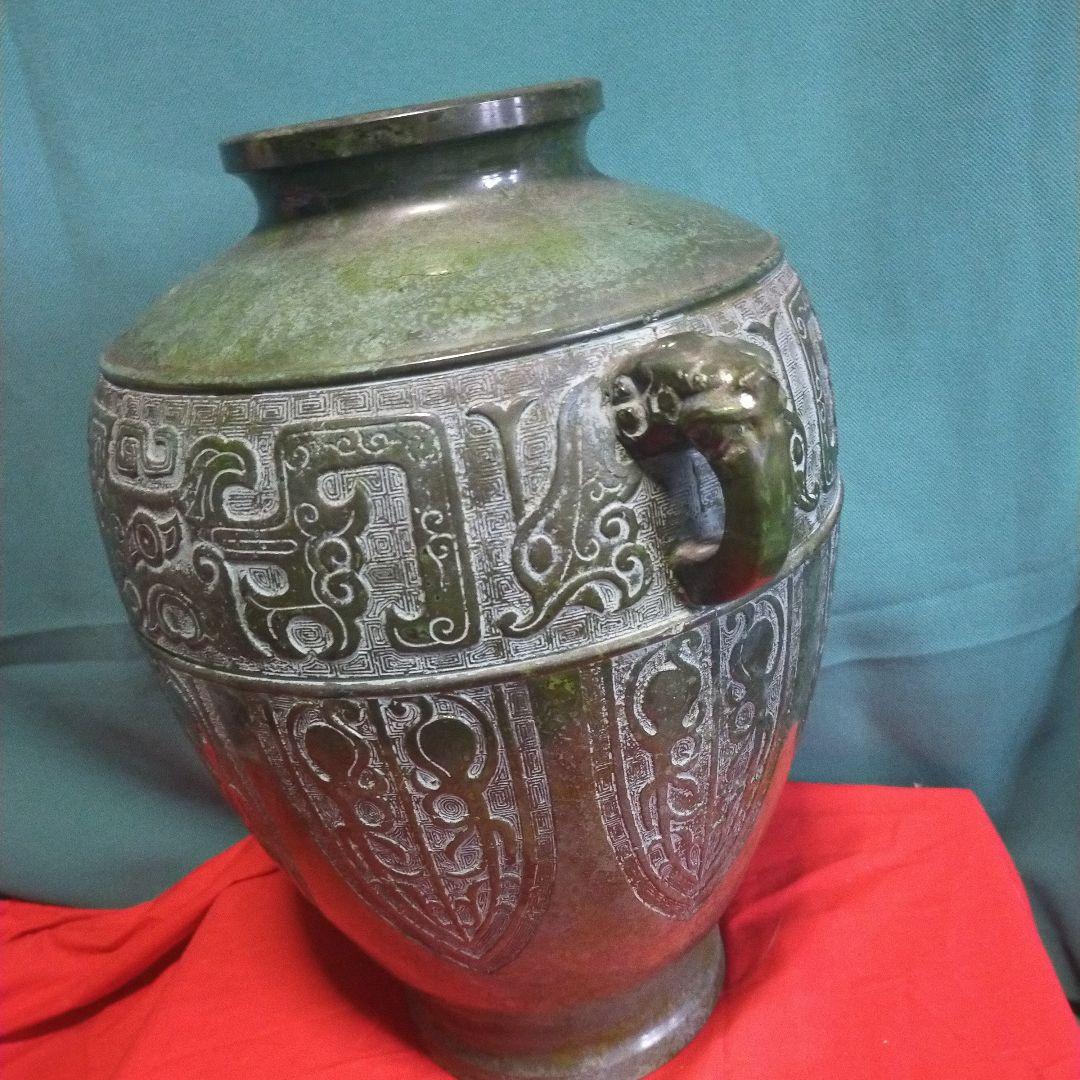 銅器の花瓶・飾り壺・彫刻