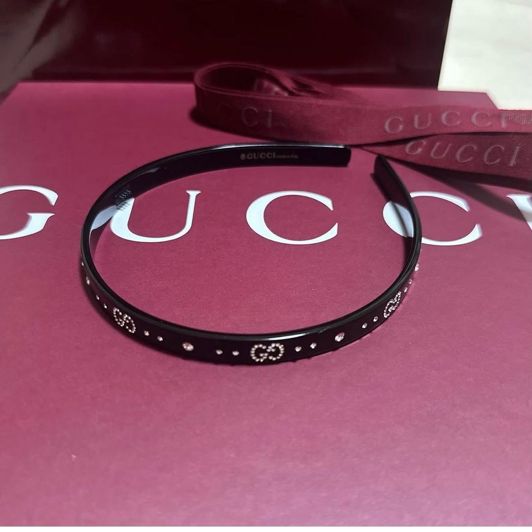 GUCCI ストーン カチューシャ