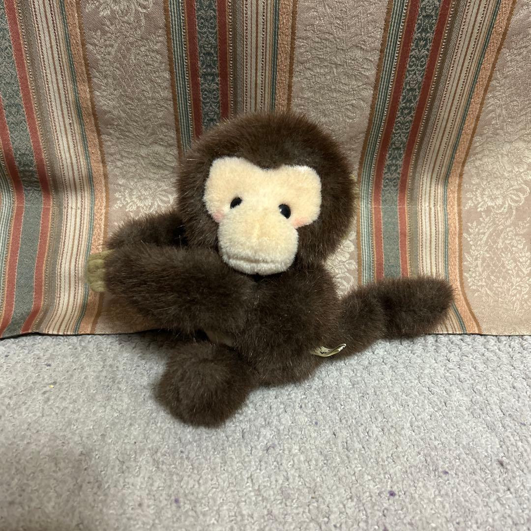 昭和 レトロ ぬいぐるみ 猿 バナナ 吸盤 かわいい 5体