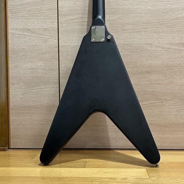 t*i様 フライング V タイプ FV メーカー不明 再塗装 マッドブラック 入