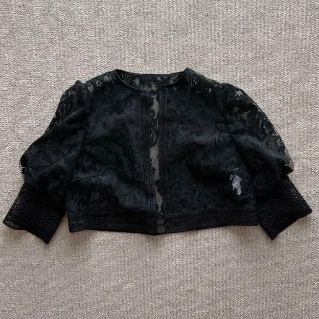 スーツ・フォーマル・ドレス Ameri UND LACE BOLERO LAYERED DRESS | S