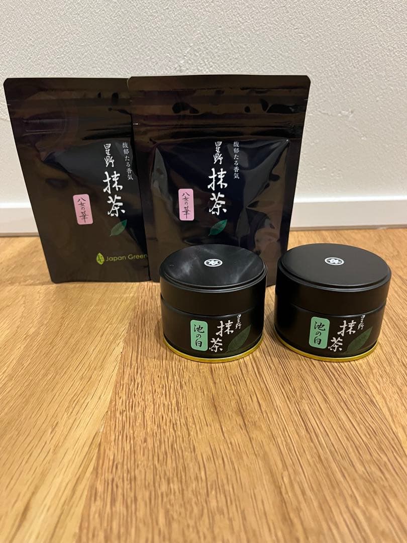 星野製茶園　八女産 抹茶 セット 池の白　八女の華