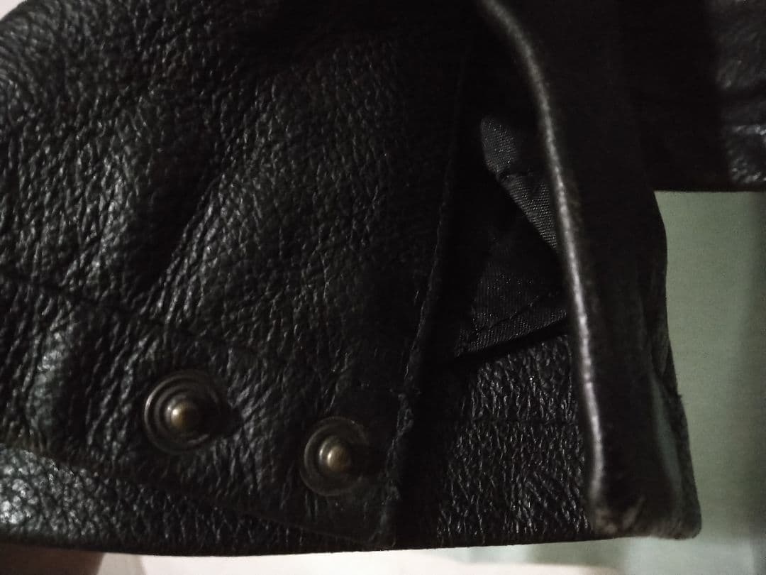 秋冬春牛革シボ押しレザージャケットの最高傑作sacai好きの方も☆肉厚単丈美品