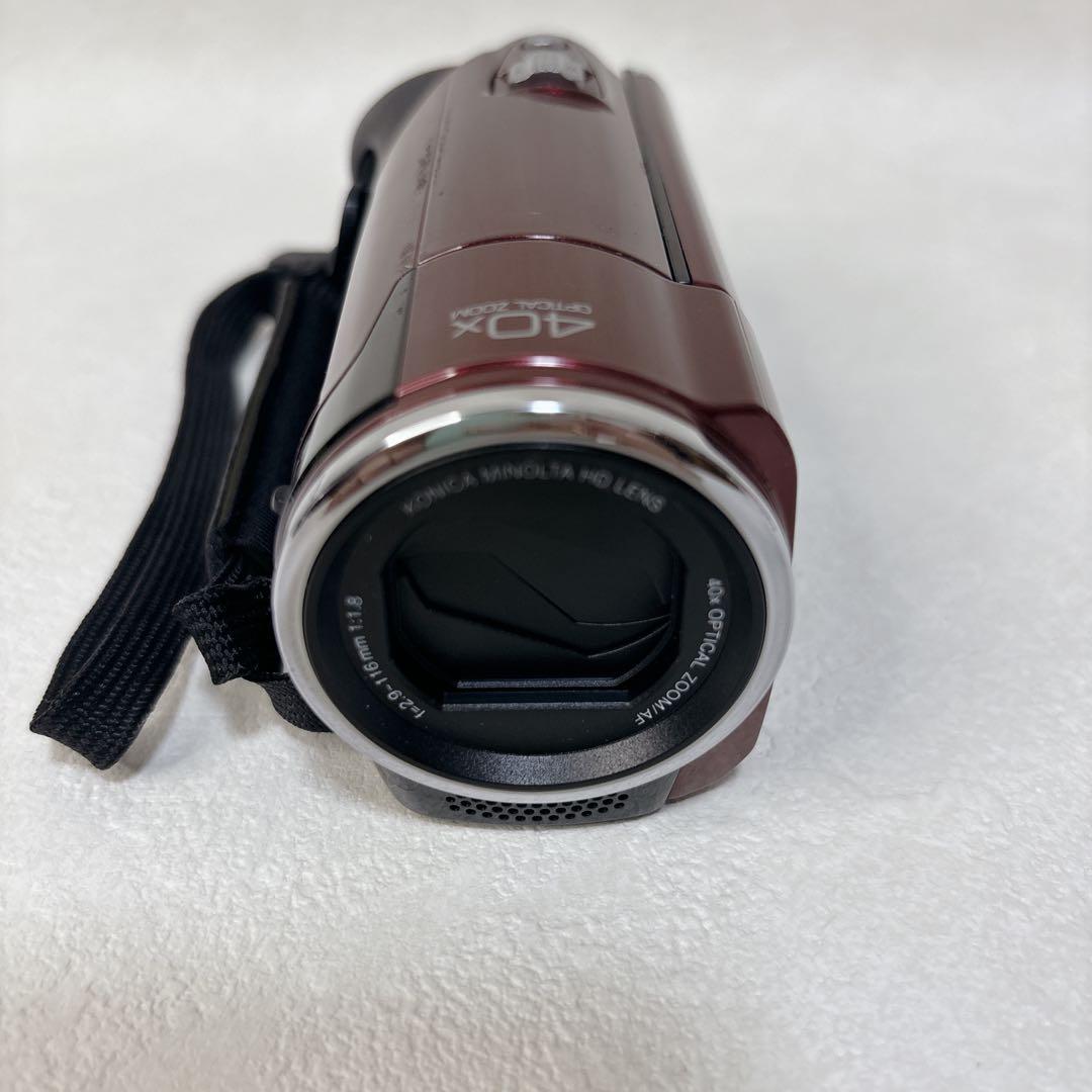 極美品✨ JVC Everio GZ-HM30 ビデオカメラ　レッド　Wi-Fi