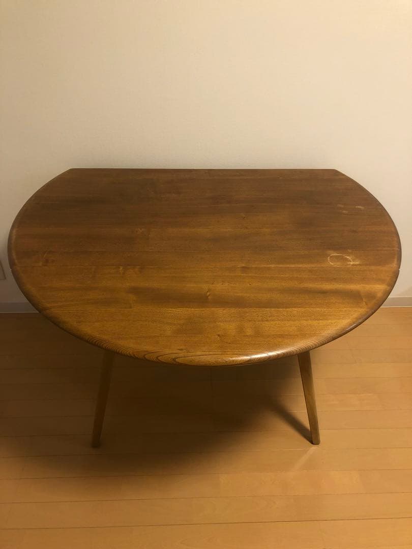 《カシメル》【アーコール】バタフライテーブル　ドロップリーフテーブル