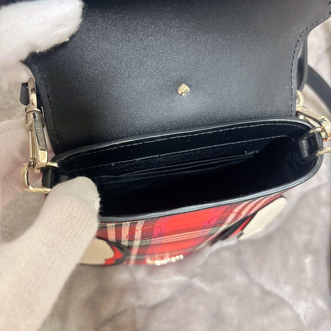 ケイトスペード　ブリンクス プレイド 3D オウル クロスボディ