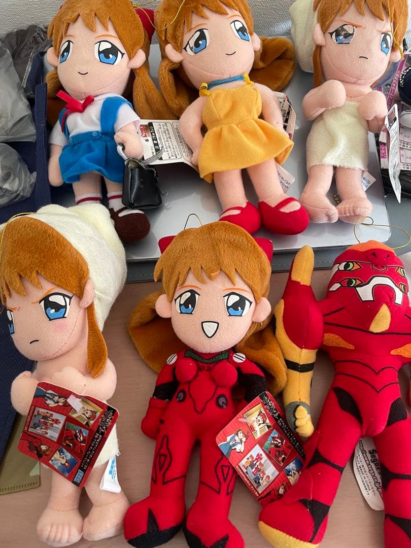 希少 新世紀エヴァンゲリオン ぬいぐるみ アスカ 6個セット