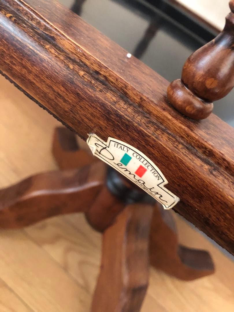 ドマン イタリア　オーバル　コーヒーテーブル　サイドテーブル　花台　ヨーロピアン