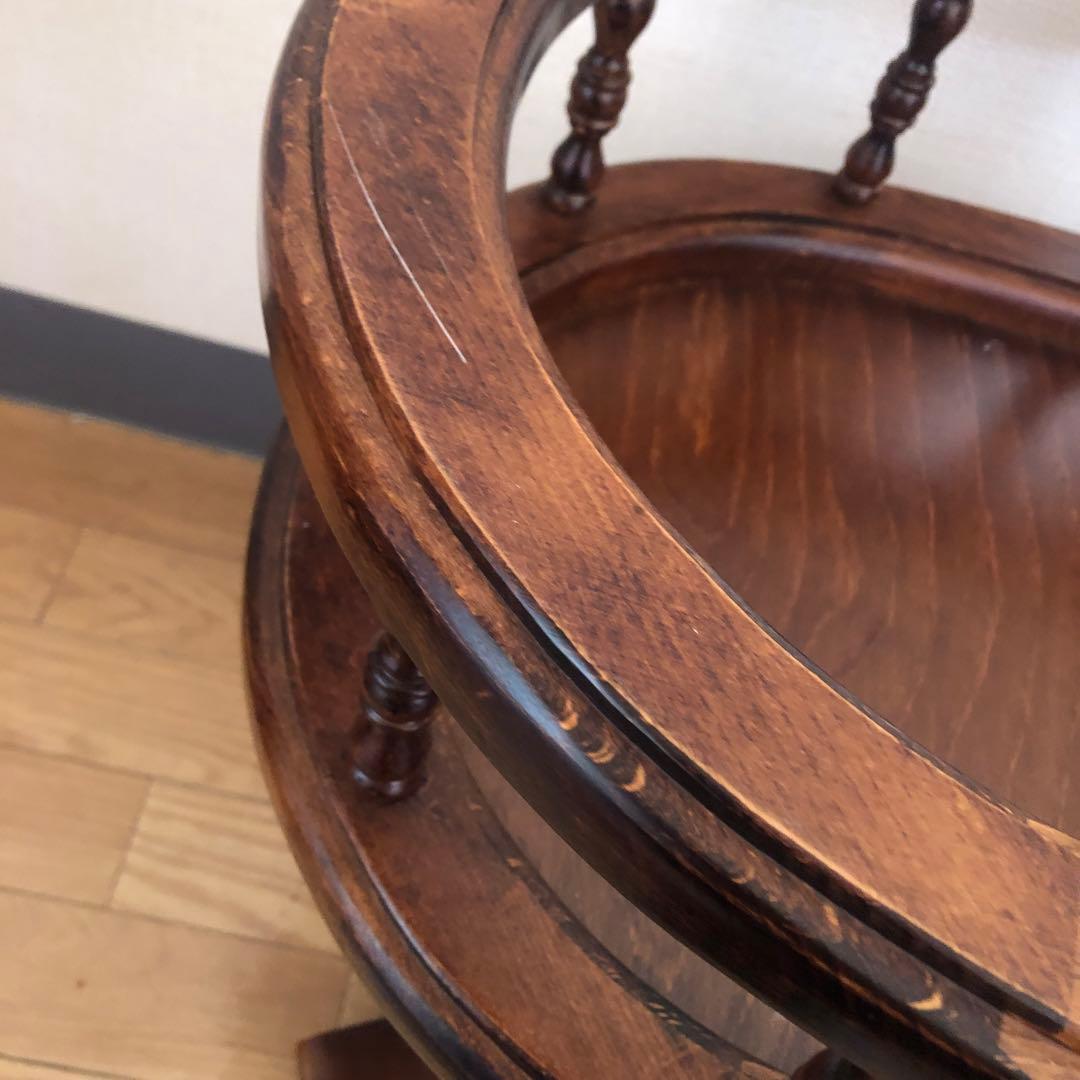 ドマン イタリア　オーバル　コーヒーテーブル　サイドテーブル　花台　ヨーロピアン