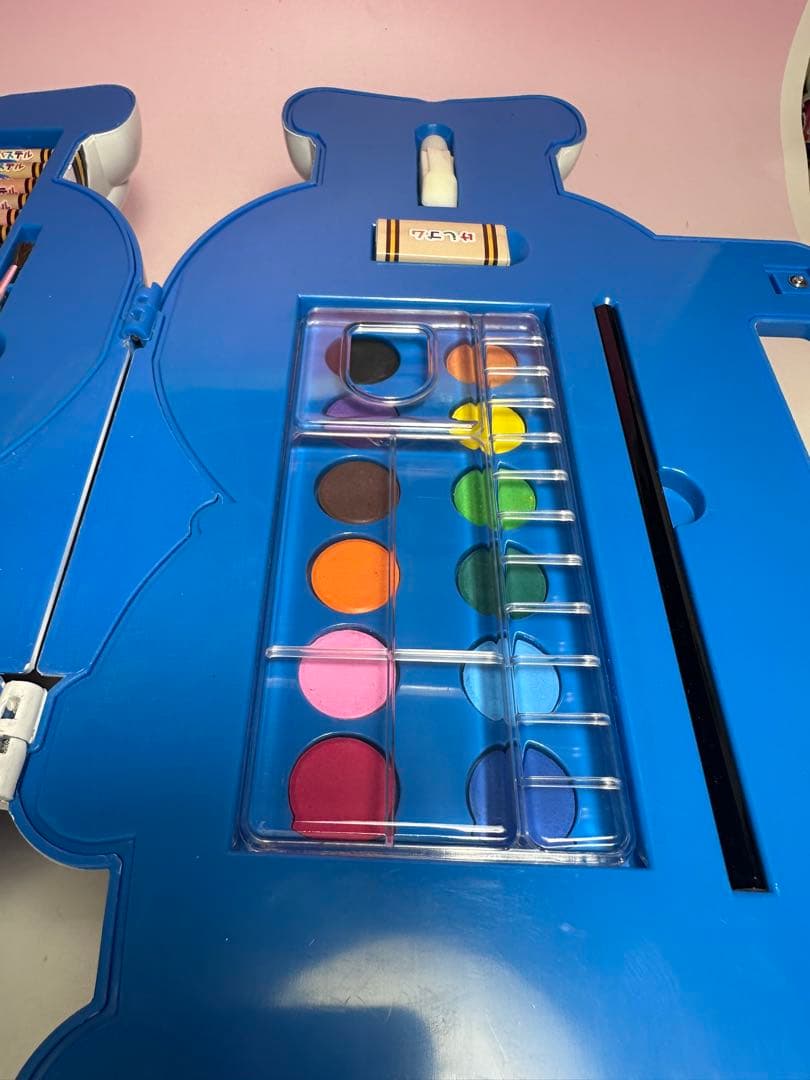 未使用 ドラえもん シェフ お絵かきセット 絵の具 クレヨン付き