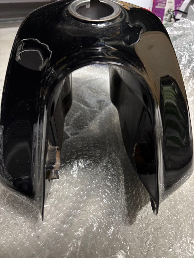 FTR223 黒タンク クロームキャップ付き　最終値下げ