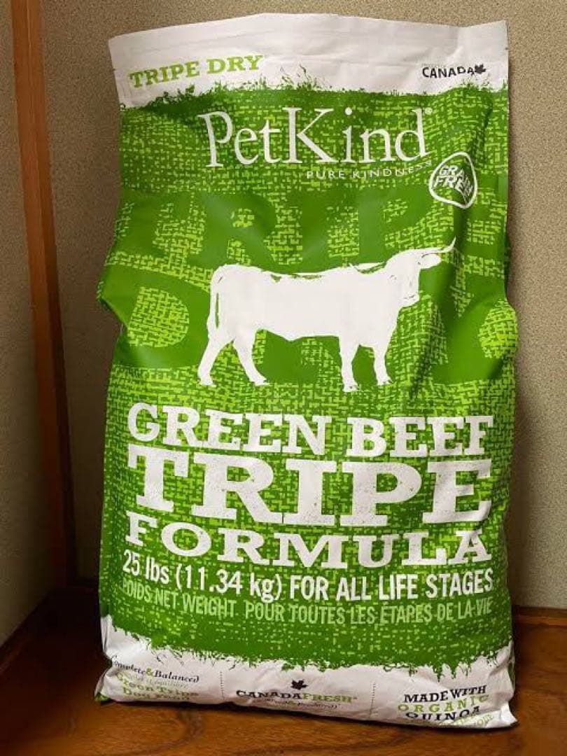 ペットカインド グリーンビーフトライプ 11.34kg