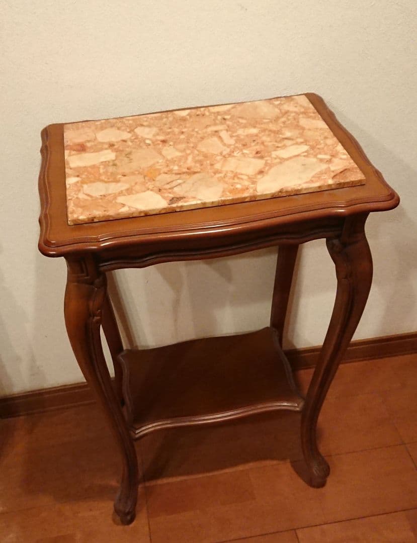 【超メルカリ市限定価格】イタリア 大理石 猫脚コンソールテーブル アンティーク