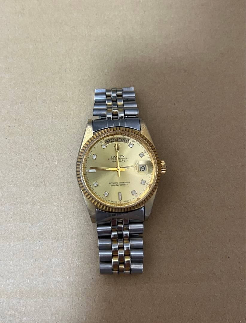 自動巻き腕時計 ゴールド/シルバー