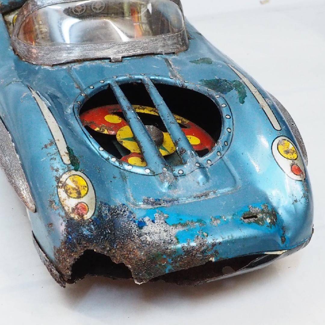 旭玩具ロボット スペース パトロール メルセデス ベンツ tin toy car