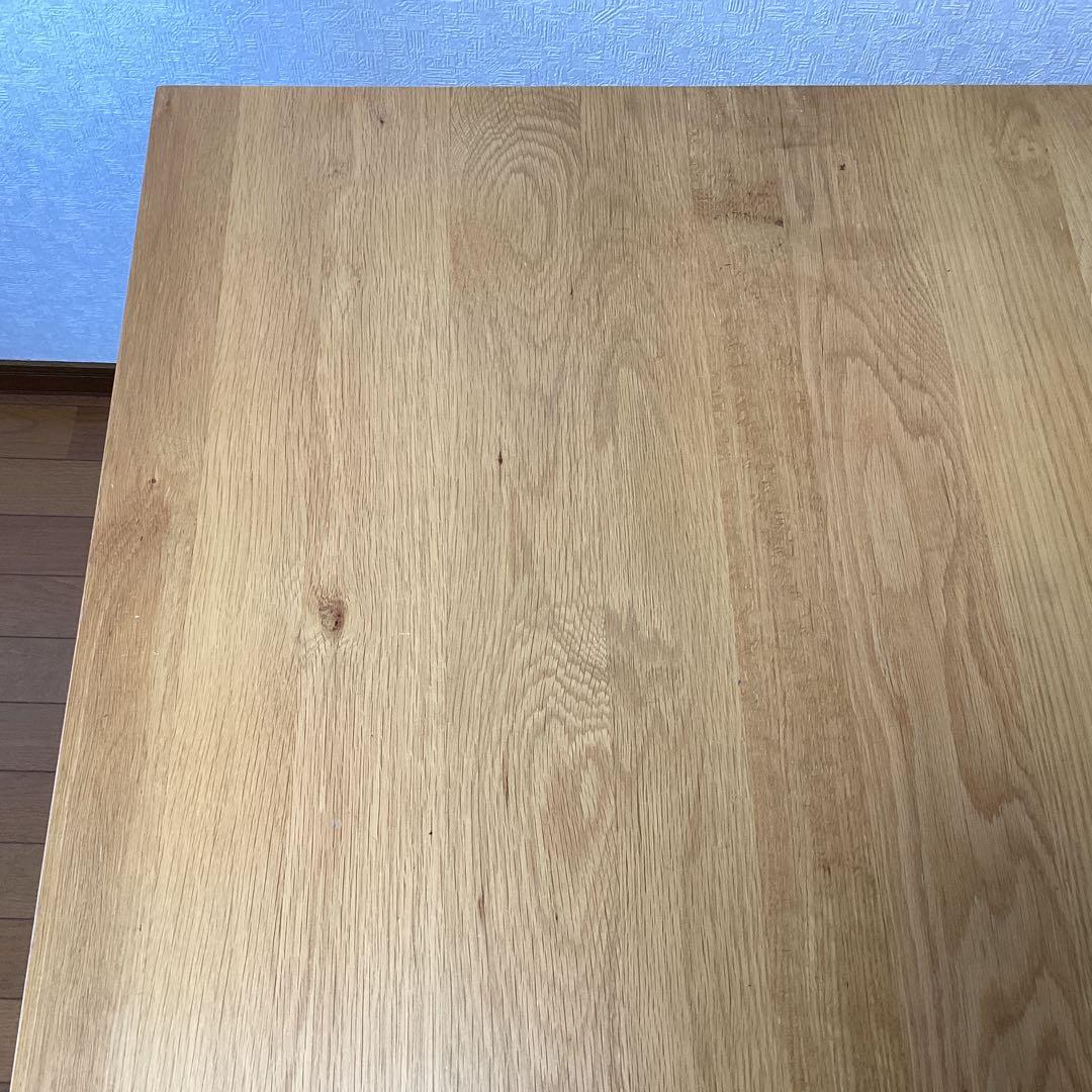 無印良品　ダイニングテーブル　オーク無垢材 80cm